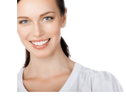 Close-up of custom denture on tooth model showing detail and fit